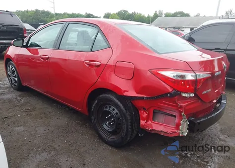 2015 Toyota Corolla Le из США, поврежденный, VIN 2T1BURHE4FC323709